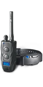 Remote Dog Training E-Collar, HANDSFREE Square, 3/4-Mile Range, Rechargeable, Waterproof, High-Output, 1 Dog System, eCollar