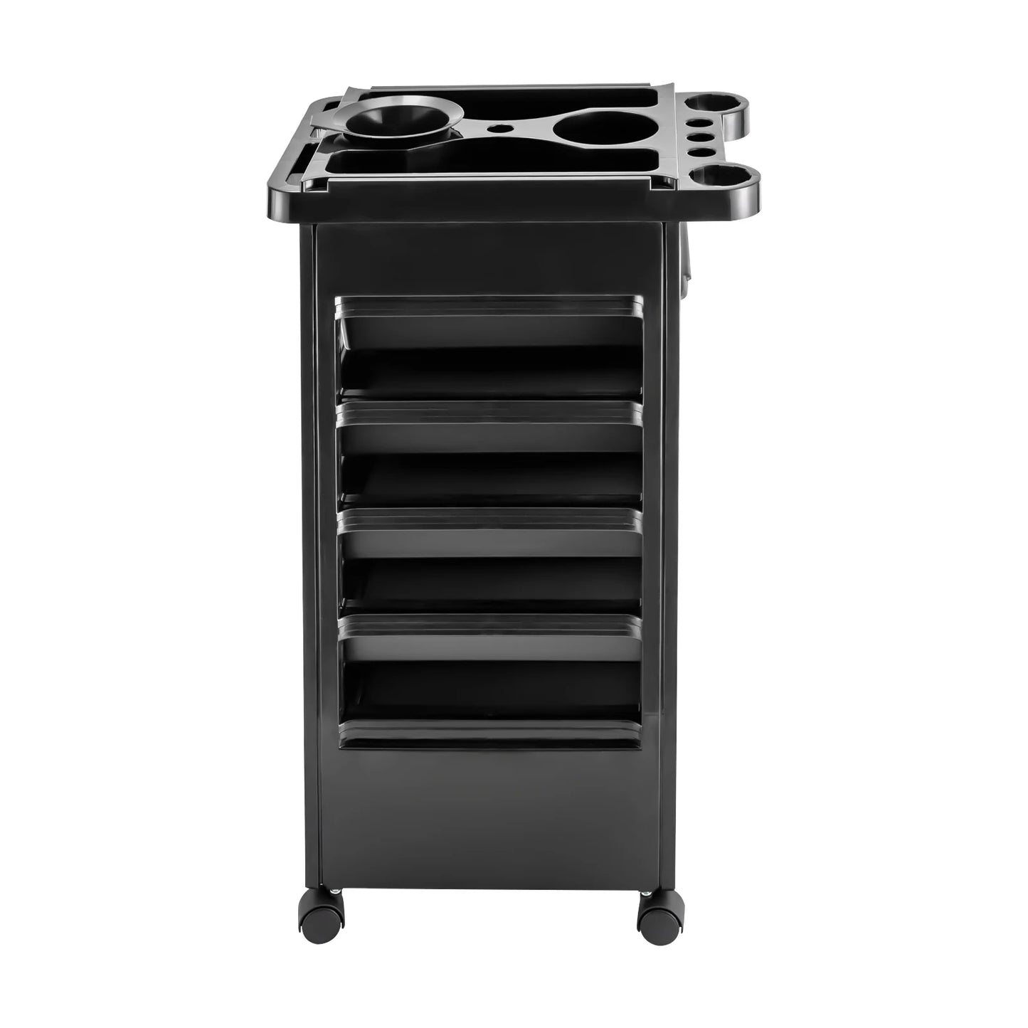 Salon Trolley Cart with Wheels 5 Drawers Salon Spa Styling Station Trolley Equipment Rolling Storage Tray Cart Organizer Cart