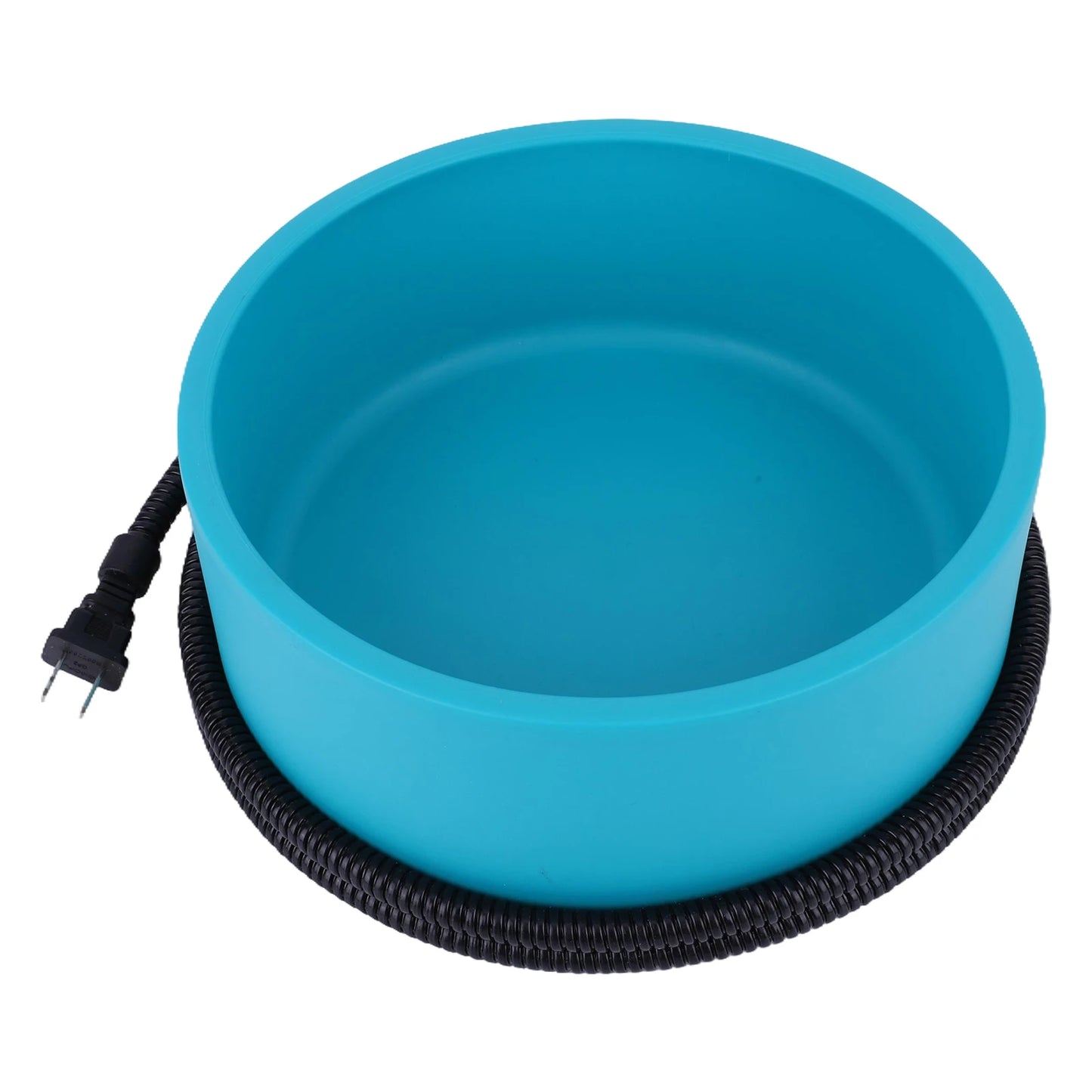 Heated Water Bowl 3.2 L/108 Oz Outdoor Thermal Pet Bowl Anti-Freeze Heated Pet Water Dish in Winter for Dog Cat Chicken Duck