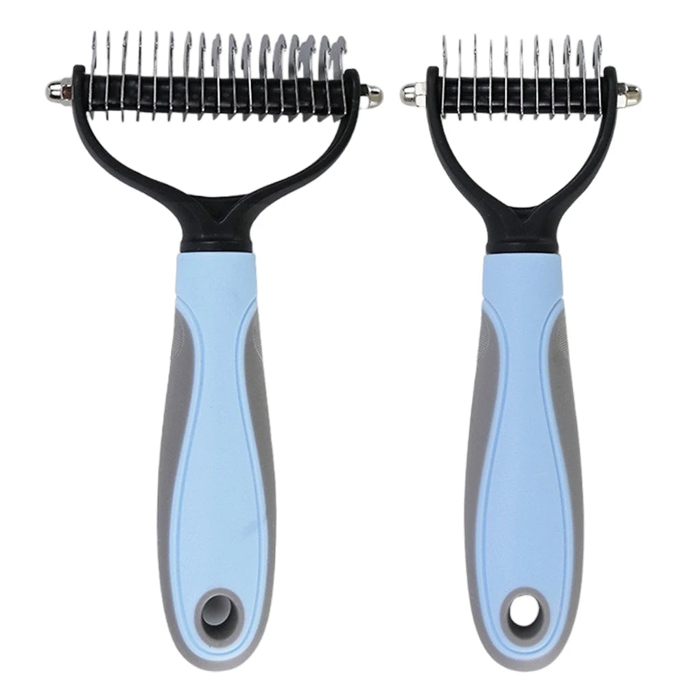 Pet Detangling Comb  Double Sided Cat Dog Grooming Tool Specialized Detangling Brush Hair Removal Comb Effectively Removes Hair