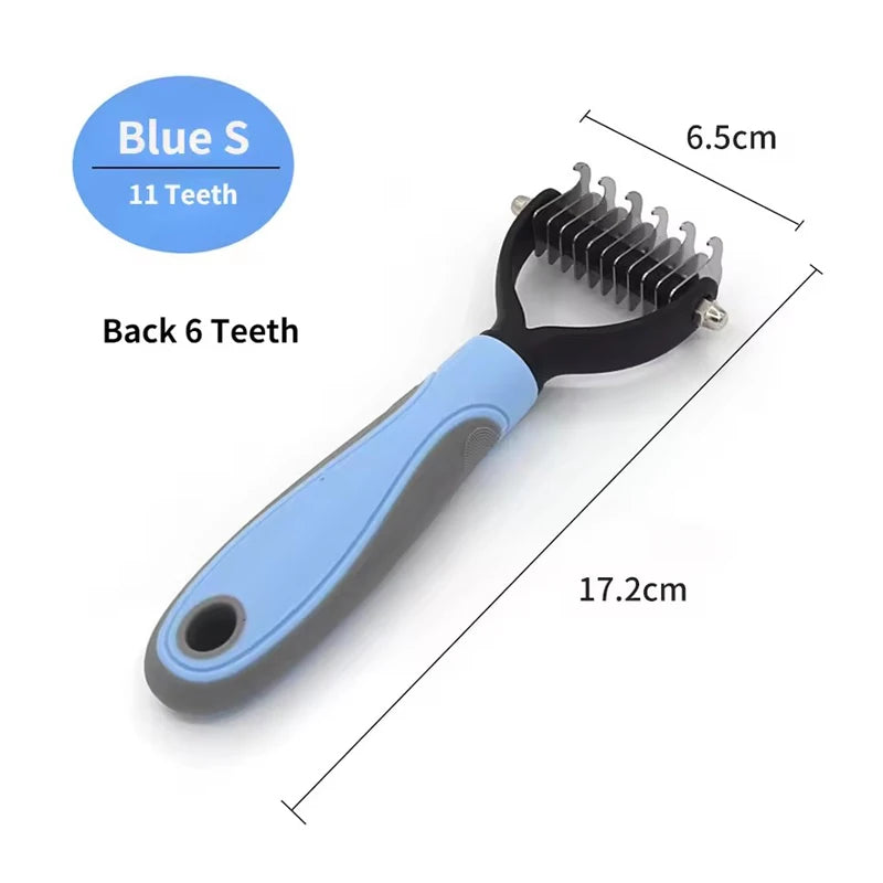 Professional Pet Deshedding Brush Dog Cat Grooming Tool Hair Fur Remover Undercoat Knot Cutter Comb for Puppy Shedding Supplies