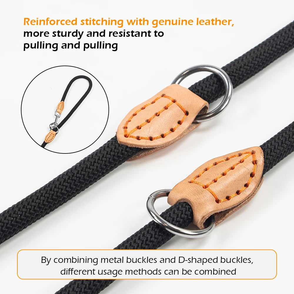 New Generation Dog Leash multifunctional 2.1M Generation Adjustable and Nylon For Large Hands Free Leash for 2 Dogs Universal