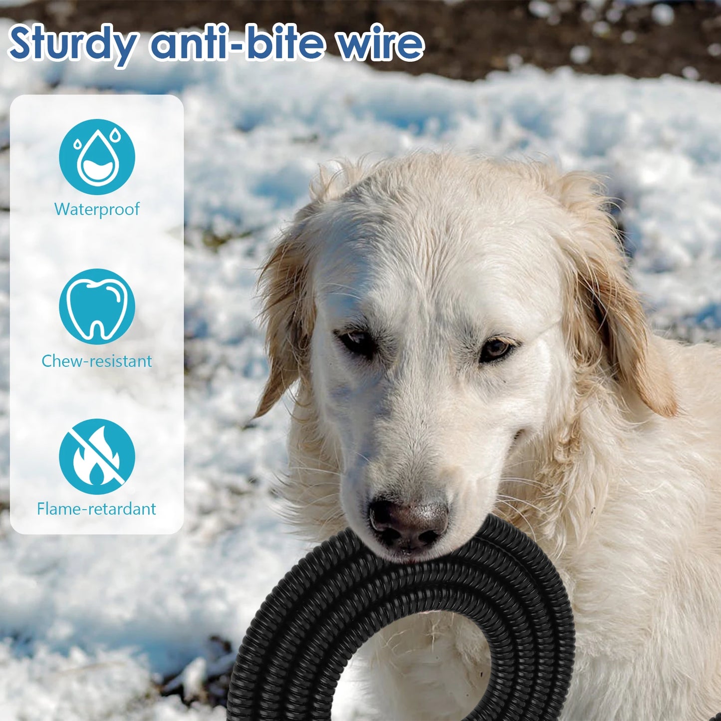 Heated Water Bowl 3.2 L/108 Oz Outdoor Thermal Pet Bowl Anti-Freeze Heated Pet Water Dish in Winter for Dog Cat Chicken Duck