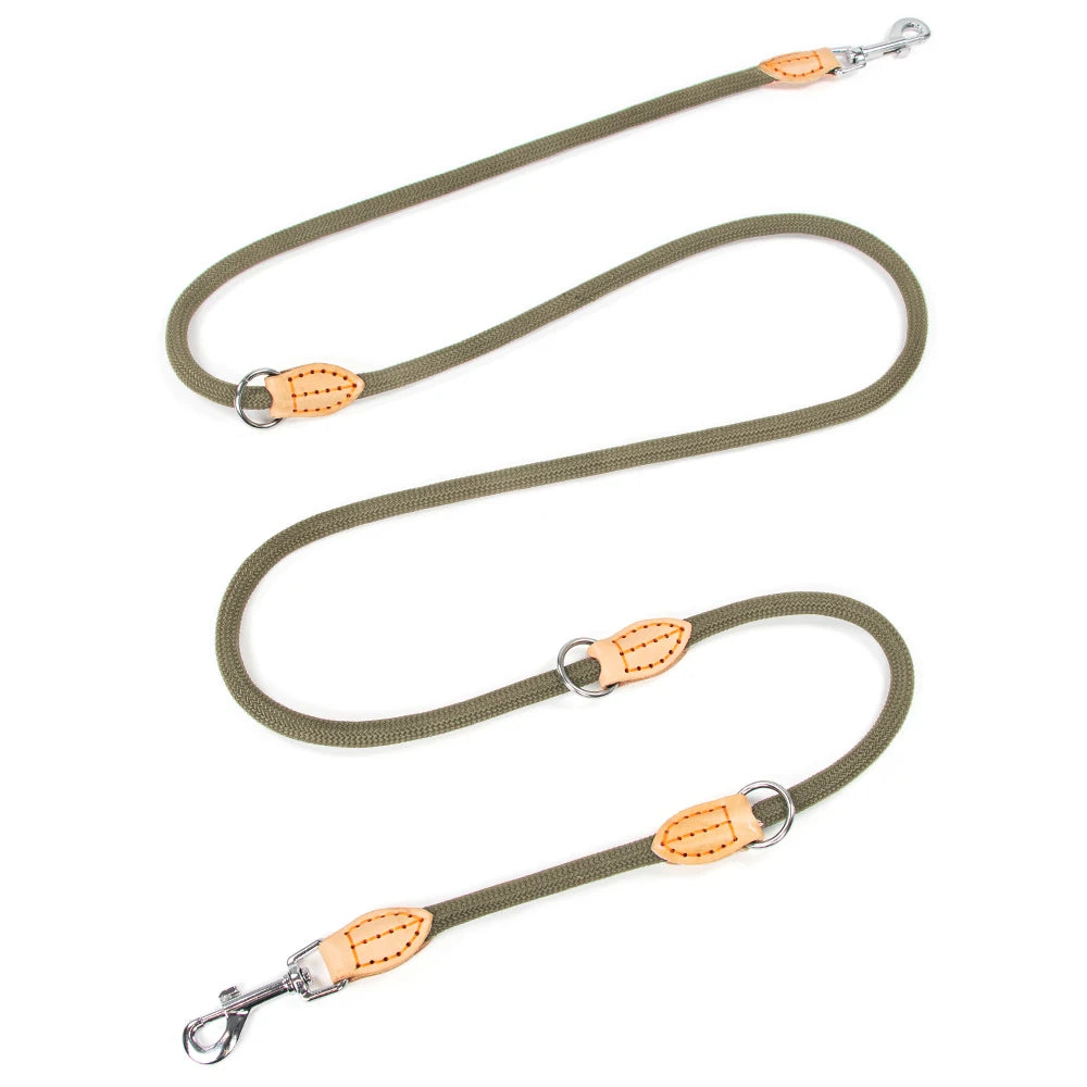 New Generation Dog Leash multifunctional 2.1M Generation Adjustable and Nylon For Large Hands Free Leash for 2 Dogs Universal