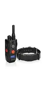 Remote Dog Training E-Collar, HANDSFREE Square, 3/4-Mile Range, Rechargeable, Waterproof, High-Output, 1 Dog System, eCollar
