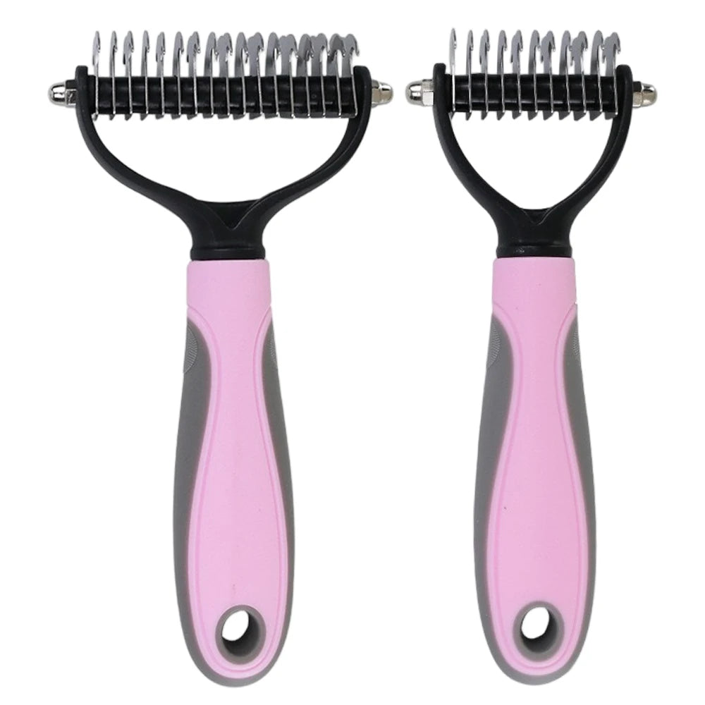Pet Detangling Comb  Double Sided Cat Dog Grooming Tool Specialized Detangling Brush Hair Removal Comb Effectively Removes Hair