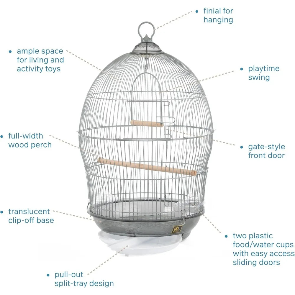 Prevue Pet Products Sonata Bird Home Round Metal Birdcage