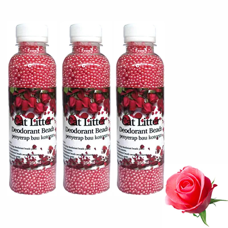 3pcs Cat Litter Box Deodorizer And Odor Remover - Fresh Scent Pet Cleaning Crystals For Cats, Eliminates Odors & Keeps Living Ro