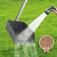 Dog Pooper Scooper Long Handle Stainless Metal Tray and Rake for Medium Small Dogs Heavy Duty Pet Supplies