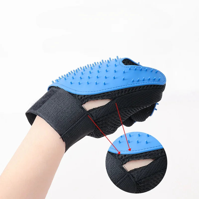 Cat gloves Pet Dog brush Cat Self Grooming shedding Glove Dog Bath Cat cleaning Supplies Pet Glove Dog Accessories