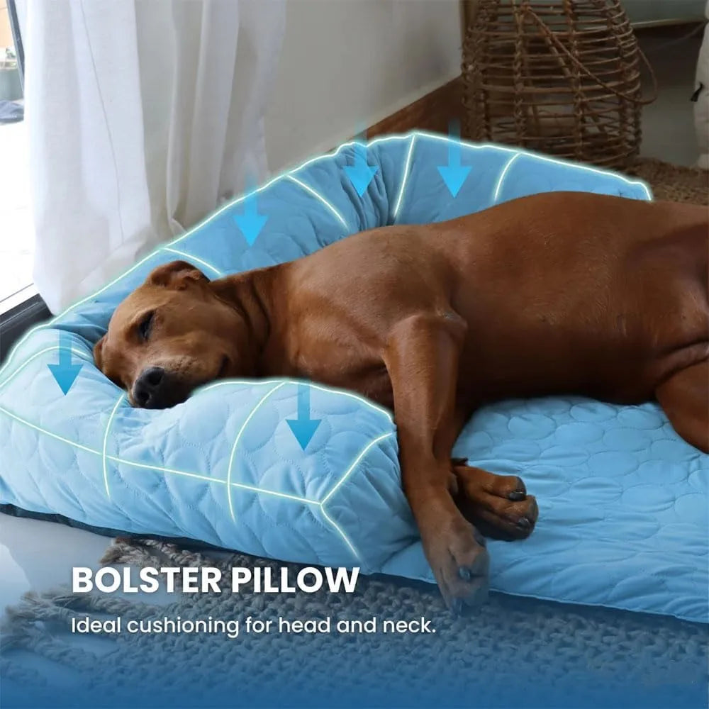 chill-max cooling mattress for dogs: breathable, washable, and long-lasting comfort for your pet