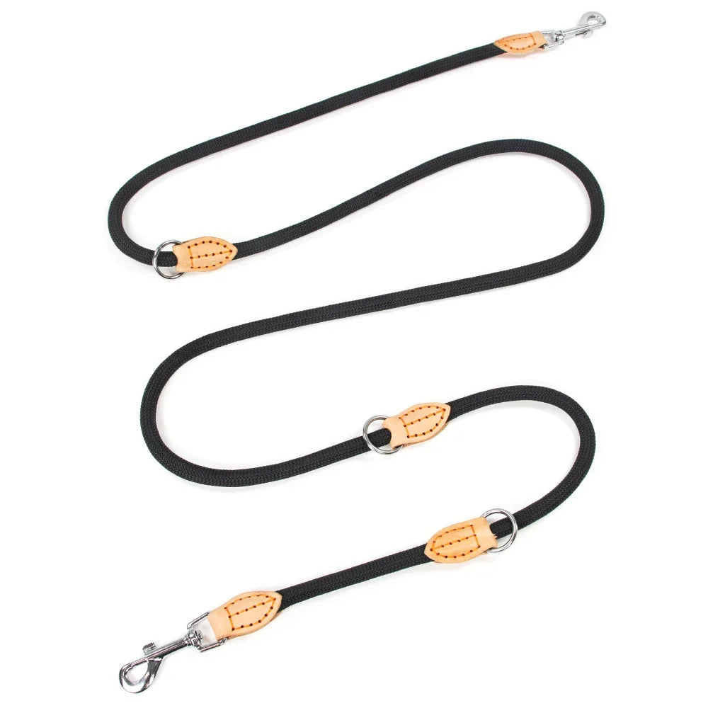 New Generation Dog Leash multifunctional 2.1M Generation Adjustable and Nylon For Large Hands Free Leash for 2 Dogs Universal