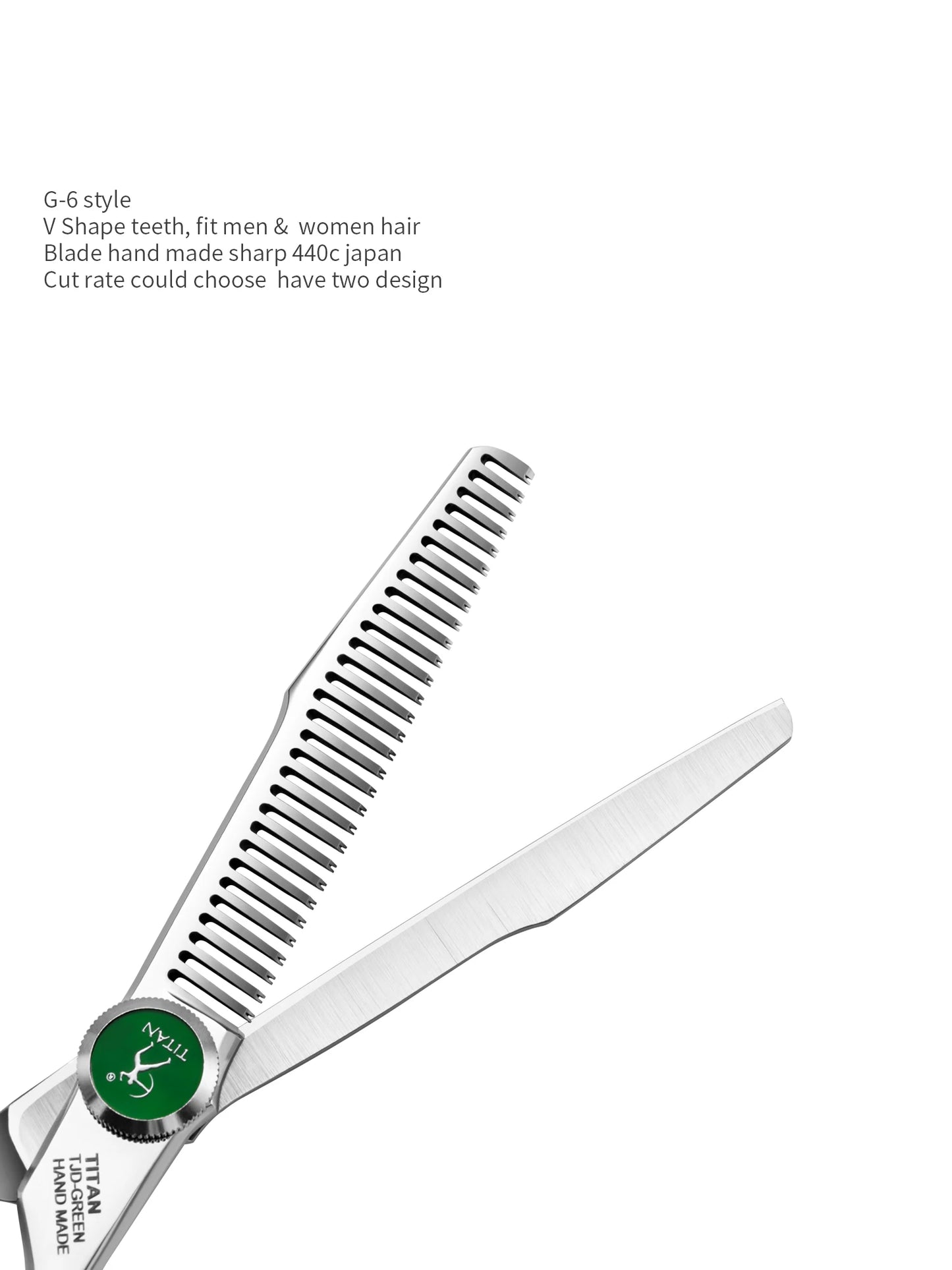 Titan Hairdressing Scissors 6 Inch Hair Scissors Professional Barber Scissors Cutting Thinning Styling Tool Hairdressing Shear