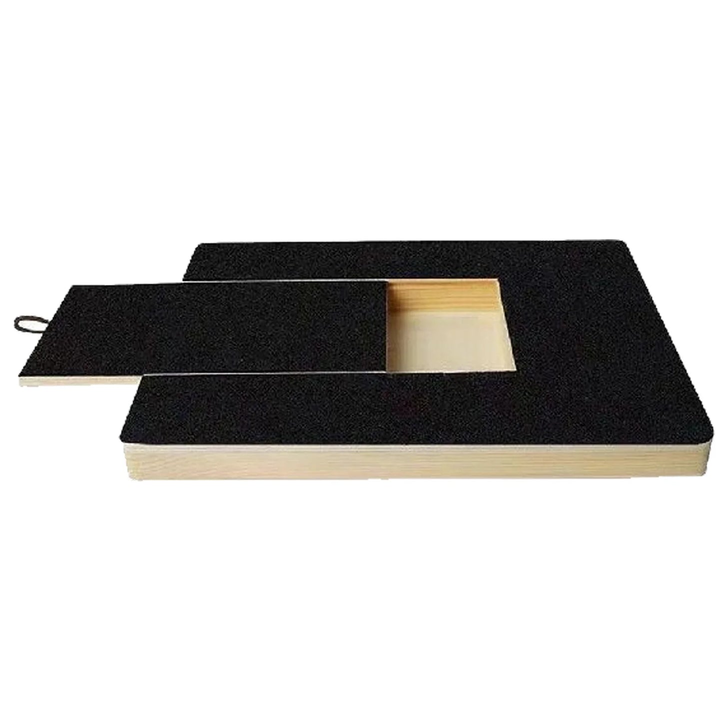 Nail Scratch Board Wood Scratch Pad for Nail Dogs with Treat Box Stress Free Dog Scratch Pad for Nails Nail File Board for Puppy