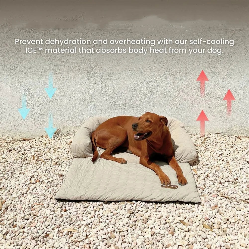 chill-max cooling mattress for dogs: breathable, washable, and long-lasting comfort for your pet