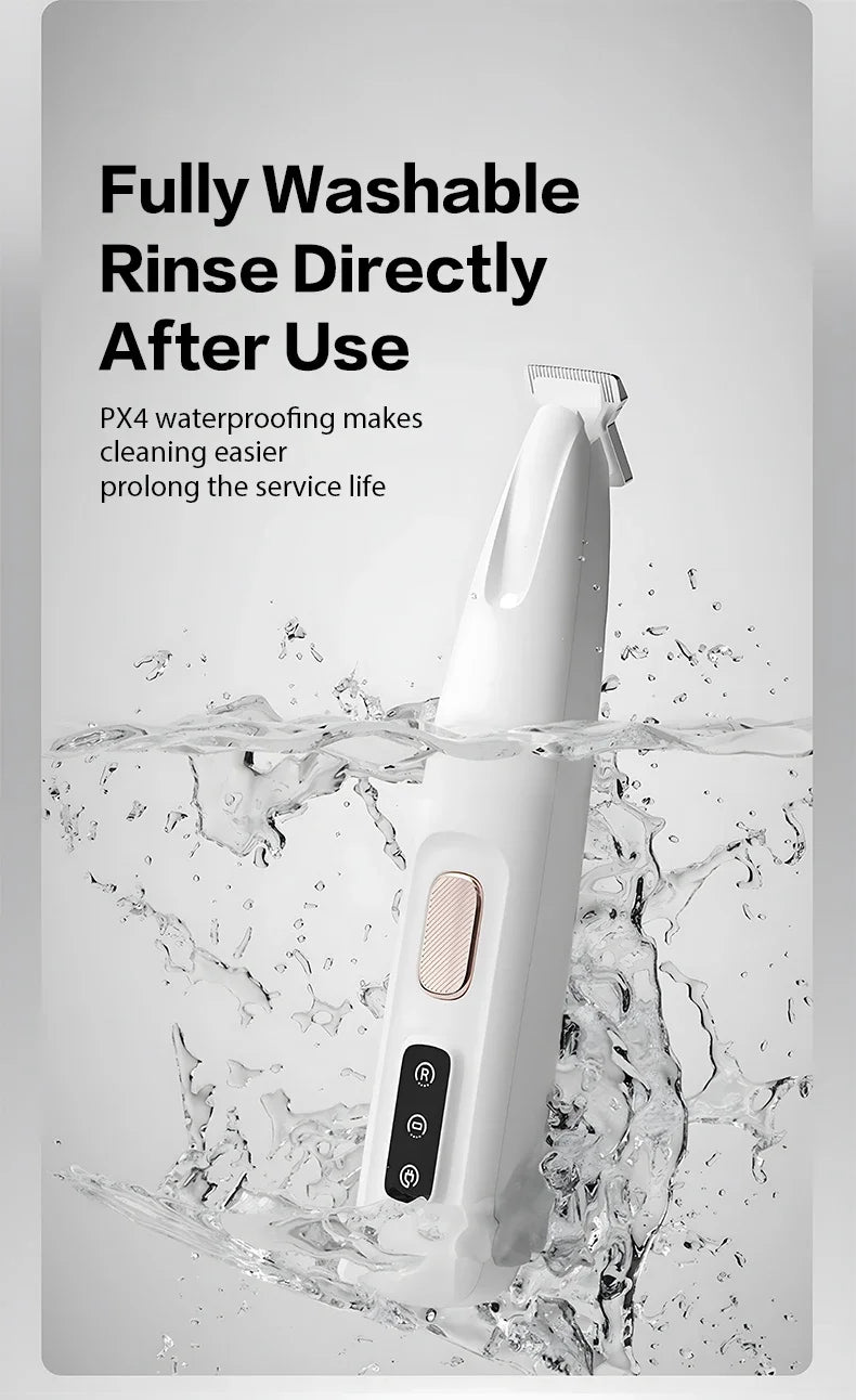 2025 New Pet Paw Trimmer 1Pack,Rechargeable Quiet Hair Trimmer For Pets,Professional Pet Grooming Kit