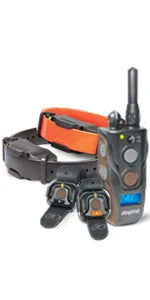 Remote Dog Training E-Collar, HANDSFREE Square, 3/4-Mile Range, Rechargeable, Waterproof, High-Output, 1 Dog System, eCollar