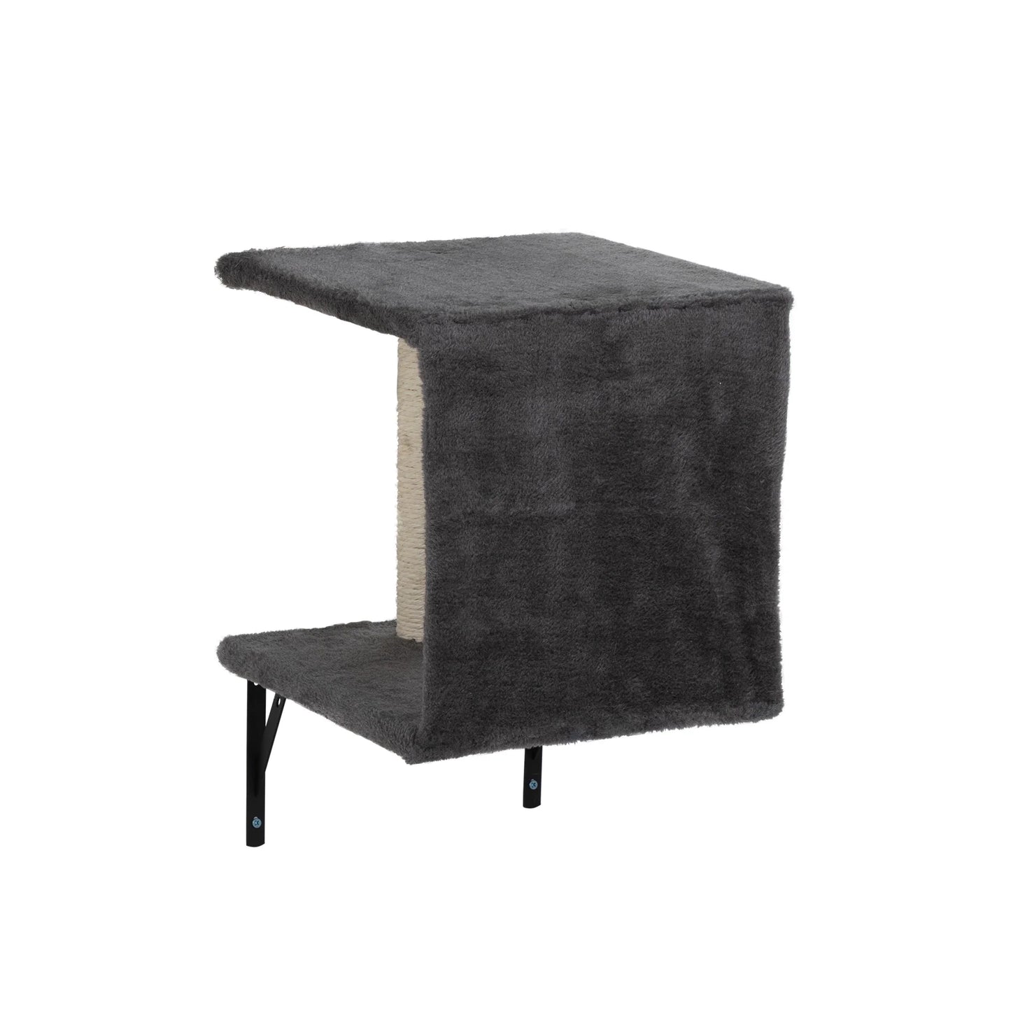 5 Pcs Wall Mounted Cat Climber Set Floating Cat Shelves and Perches Cat Activity Tree with Scratching Posts Cat Furniture