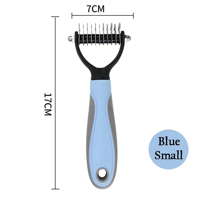 Pet Detangling Comb  Double Sided Cat Dog Grooming Tool Specialized Detangling Brush Hair Removal Comb Effectively Removes Hair