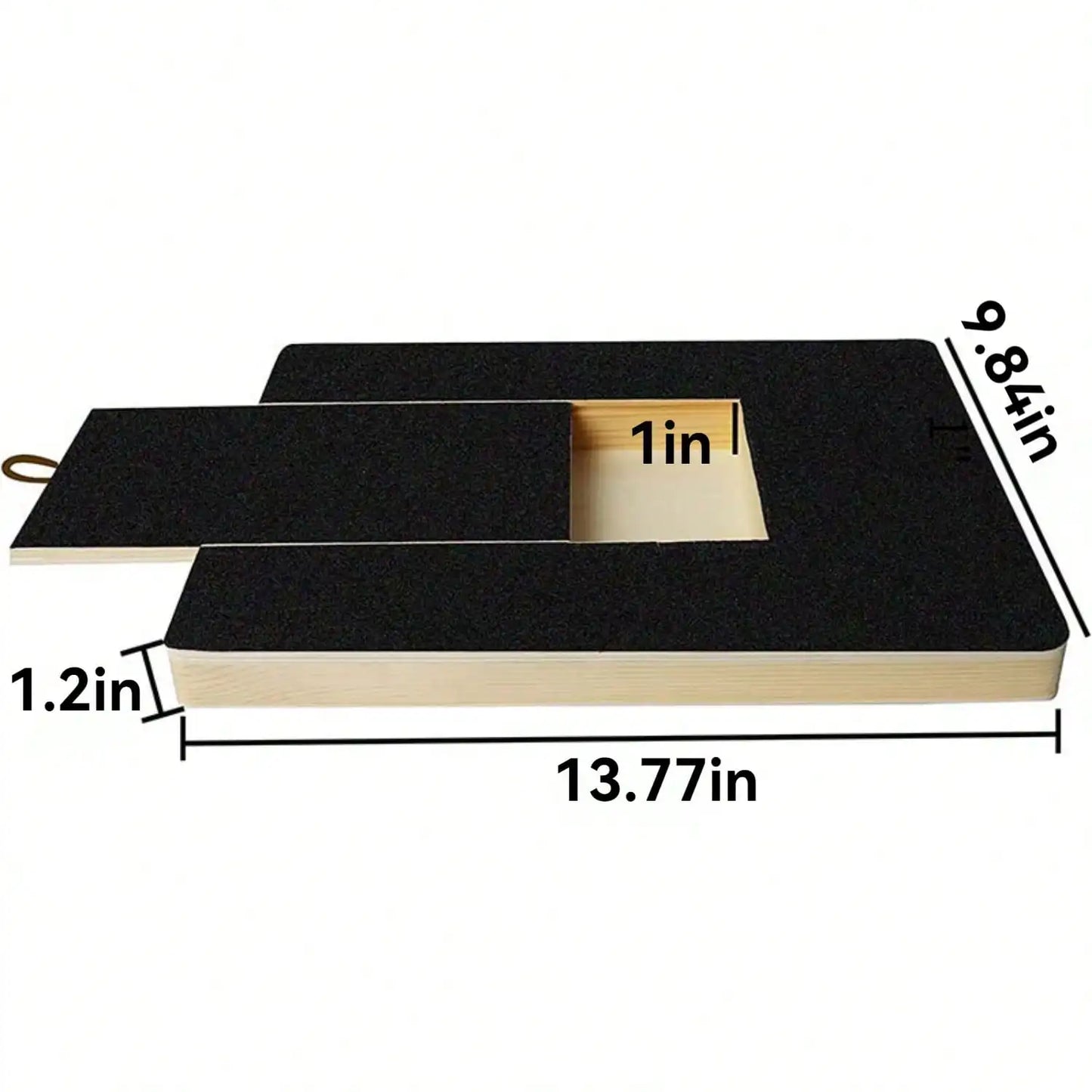 Nail Scratch Board Wood Scratch Pad for Nail Dogs with Treat Box Stress Free Dog Scratch Pad for Nails Nail File Board for Puppy