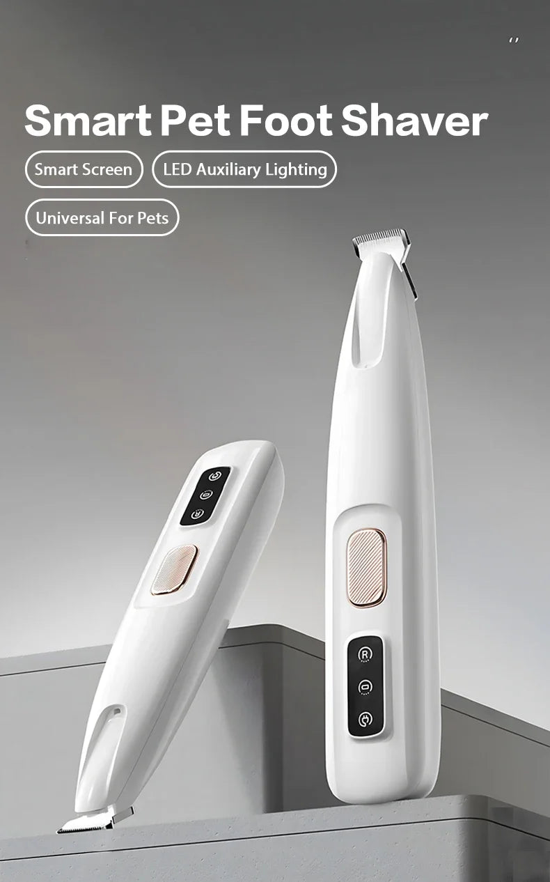 2025 New Pet Paw Trimmer 1Pack,Rechargeable Quiet Hair Trimmer For Pets,Professional Pet Grooming Kit